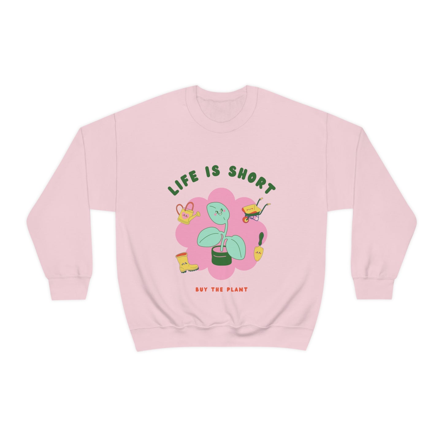 Life Is Short Unisex Crewneck