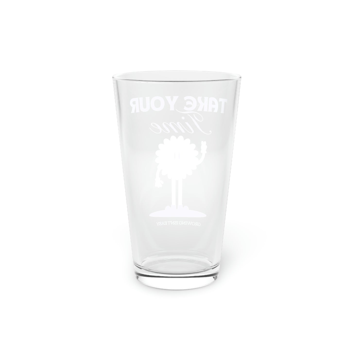 Growing Isn't Easy Pint Glass
