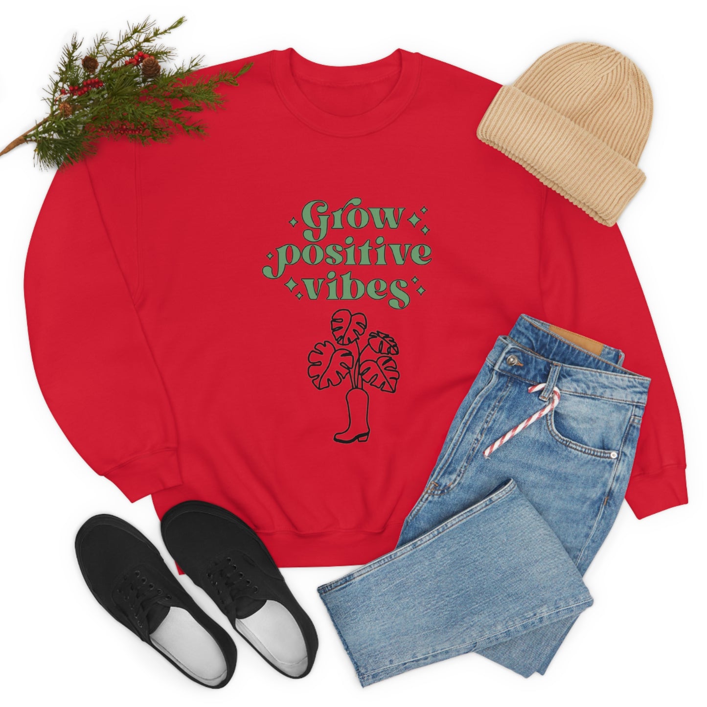 Grow Positive Unisex Crewneck