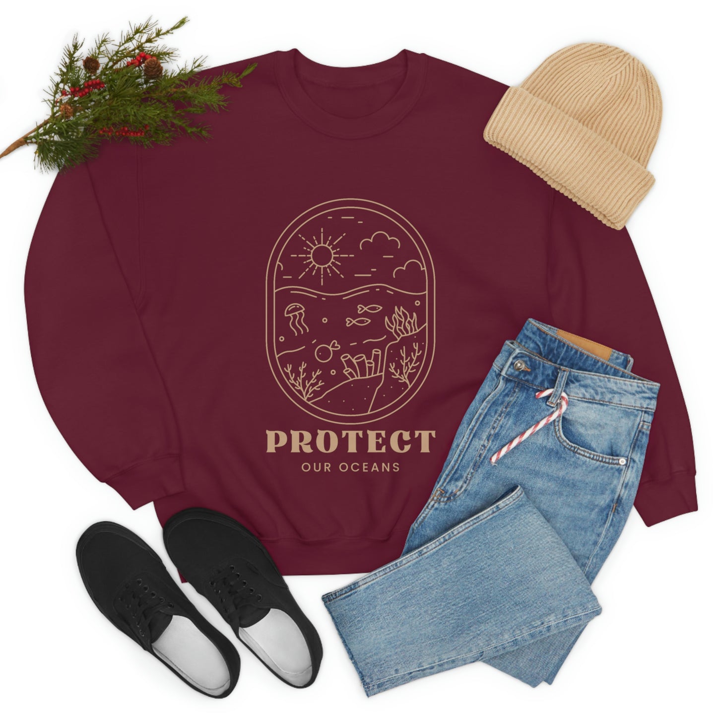 Protect Our Oceans Unisex Crewneck