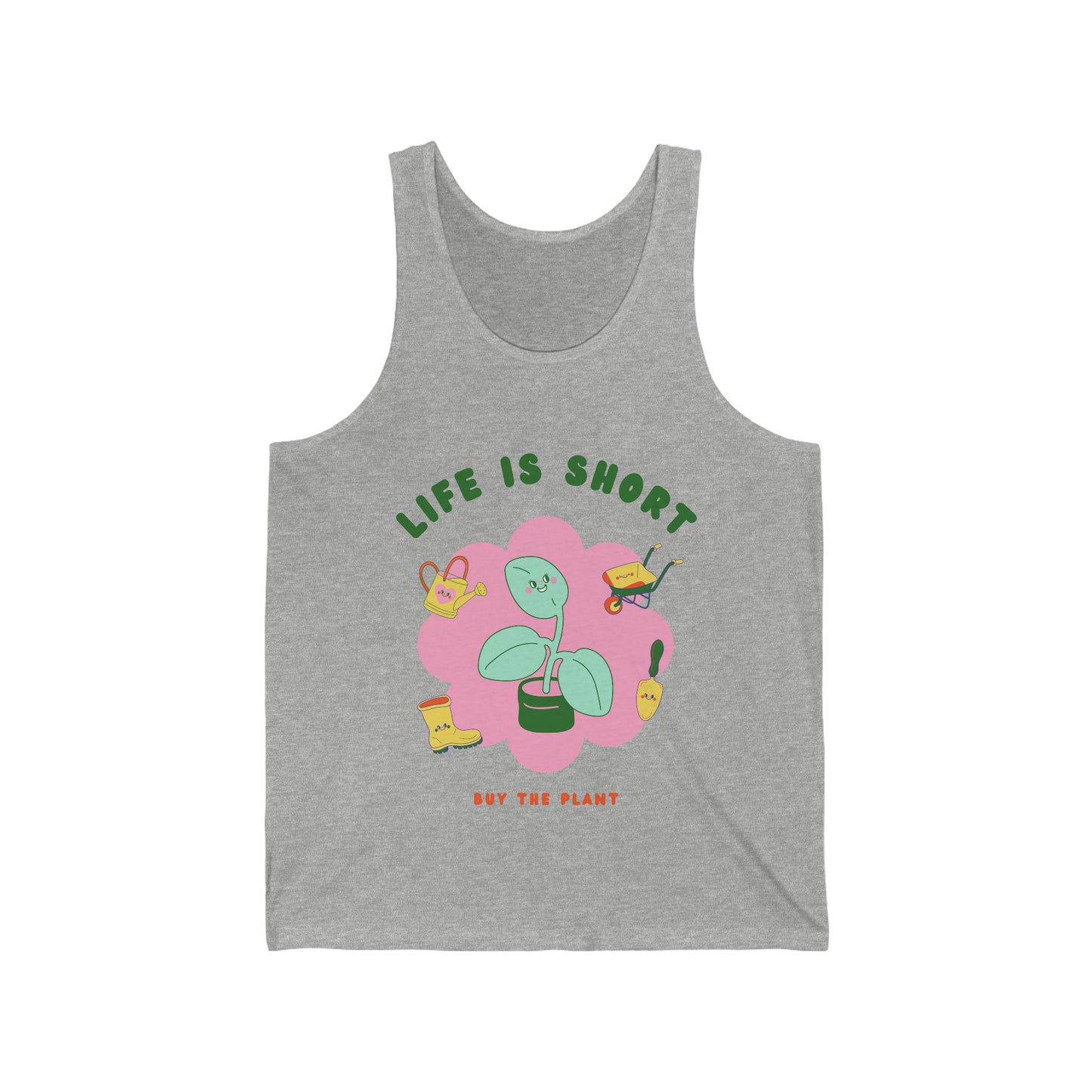 Life Is Short Unisex Jersey Tank
