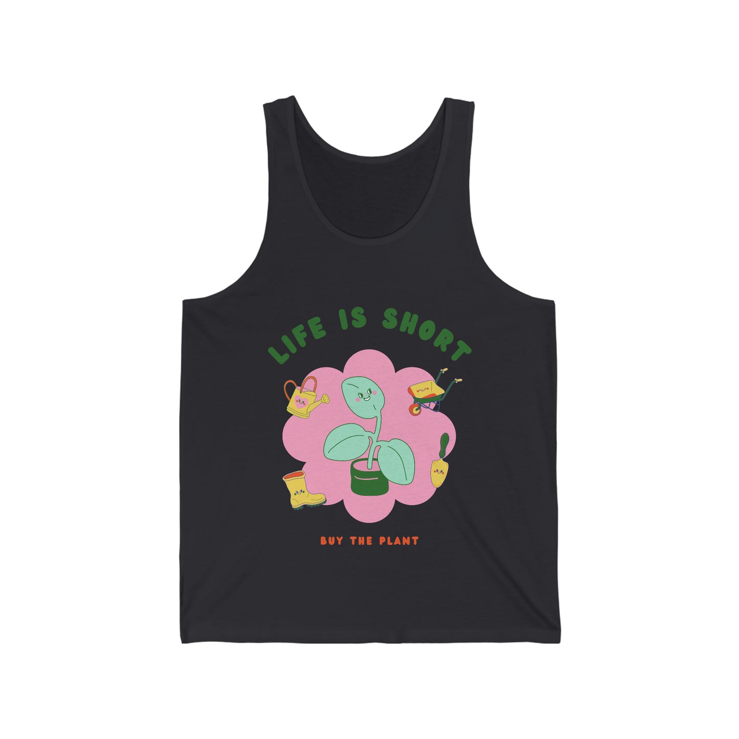 Life Is Short Unisex Jersey Tank