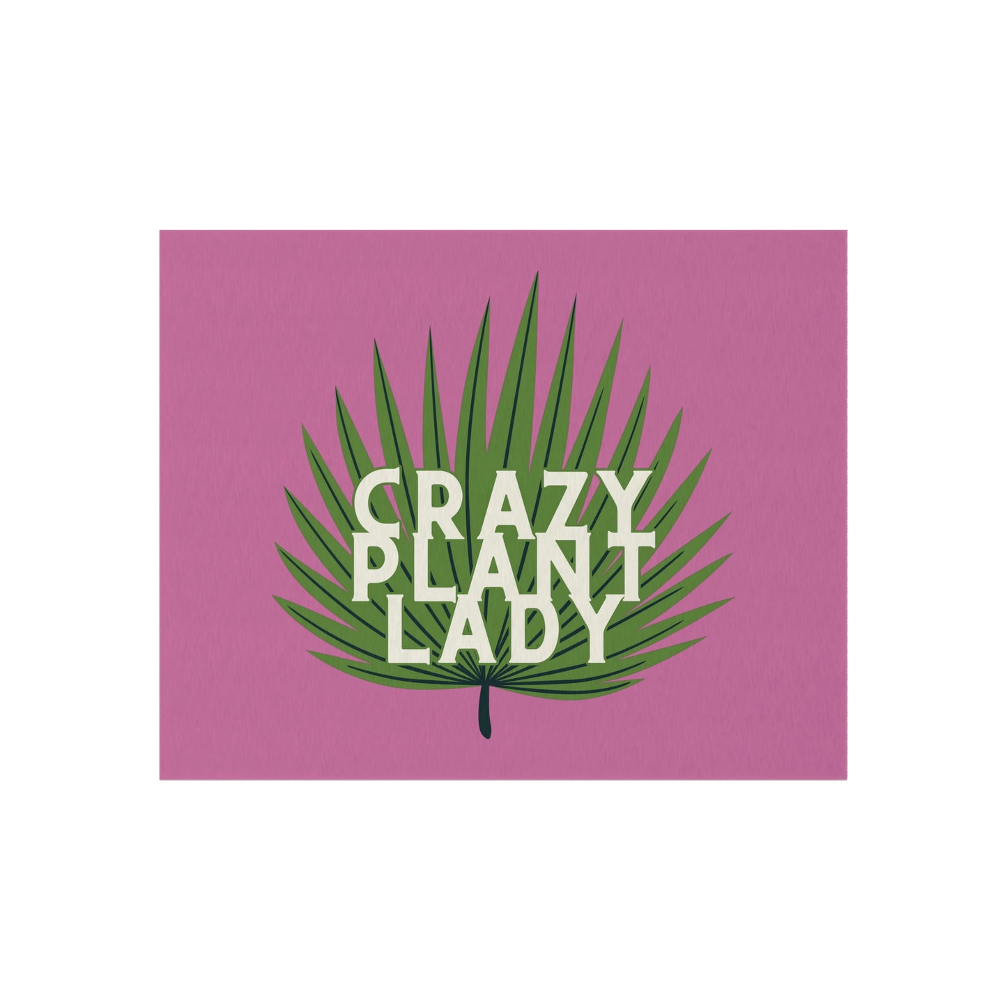 Crazy Plant Lady Outdoor Rug