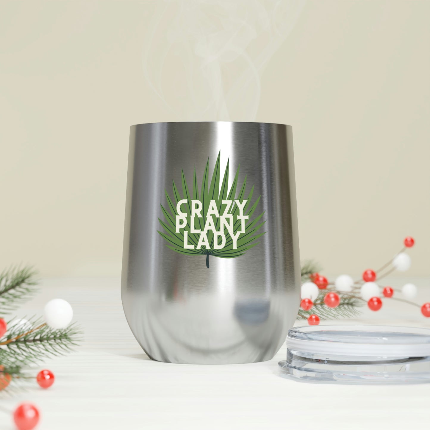 Crazy Plant Lady Insulated Wine Tumbler