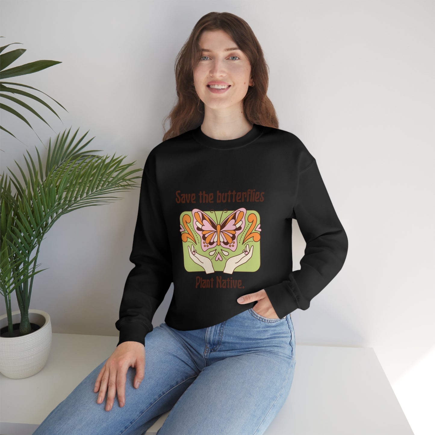 Plant Native Unisex Crewneck