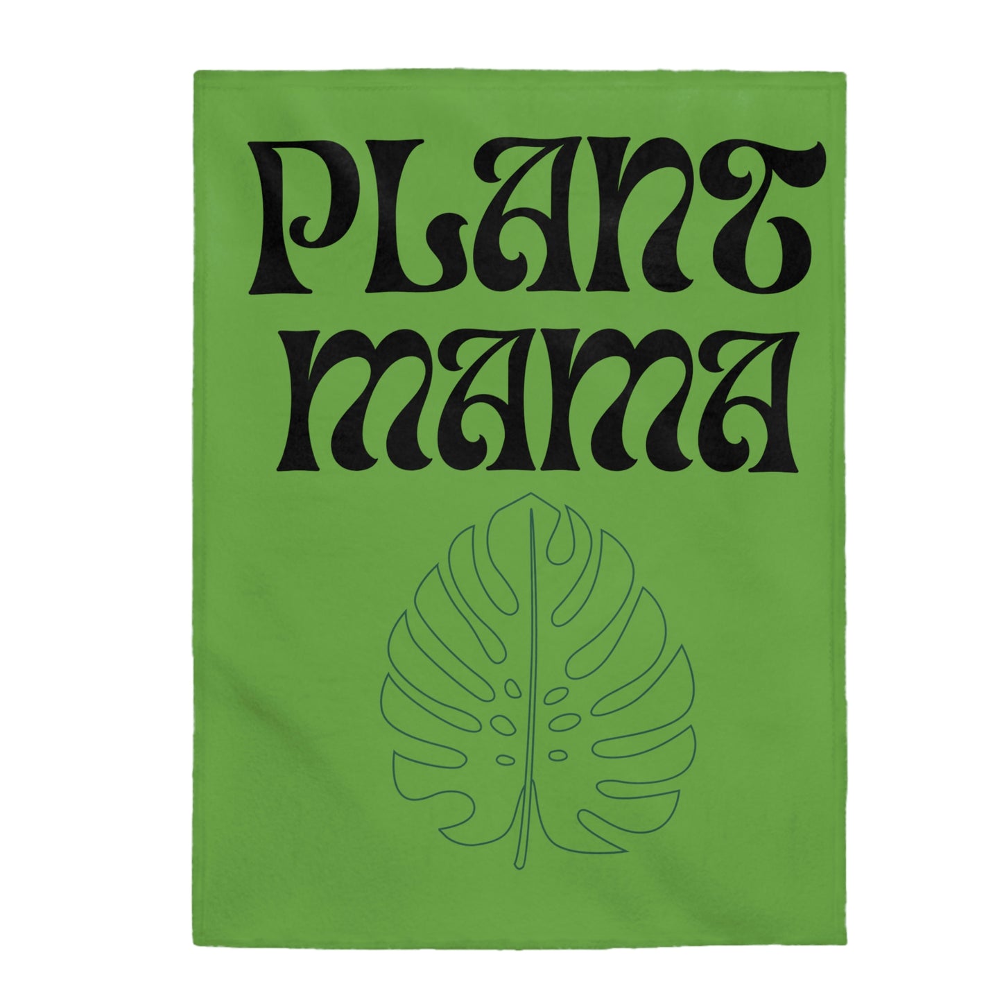 Plant Mama Velveteen Plush Blanket