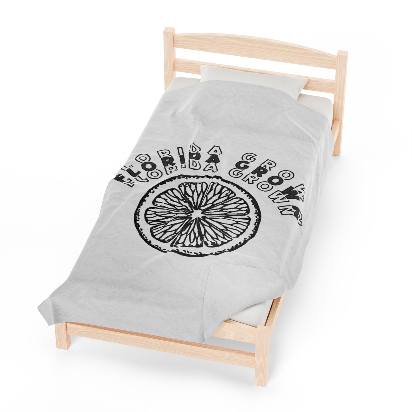 Florida Grown Velveteen Plush Blanket