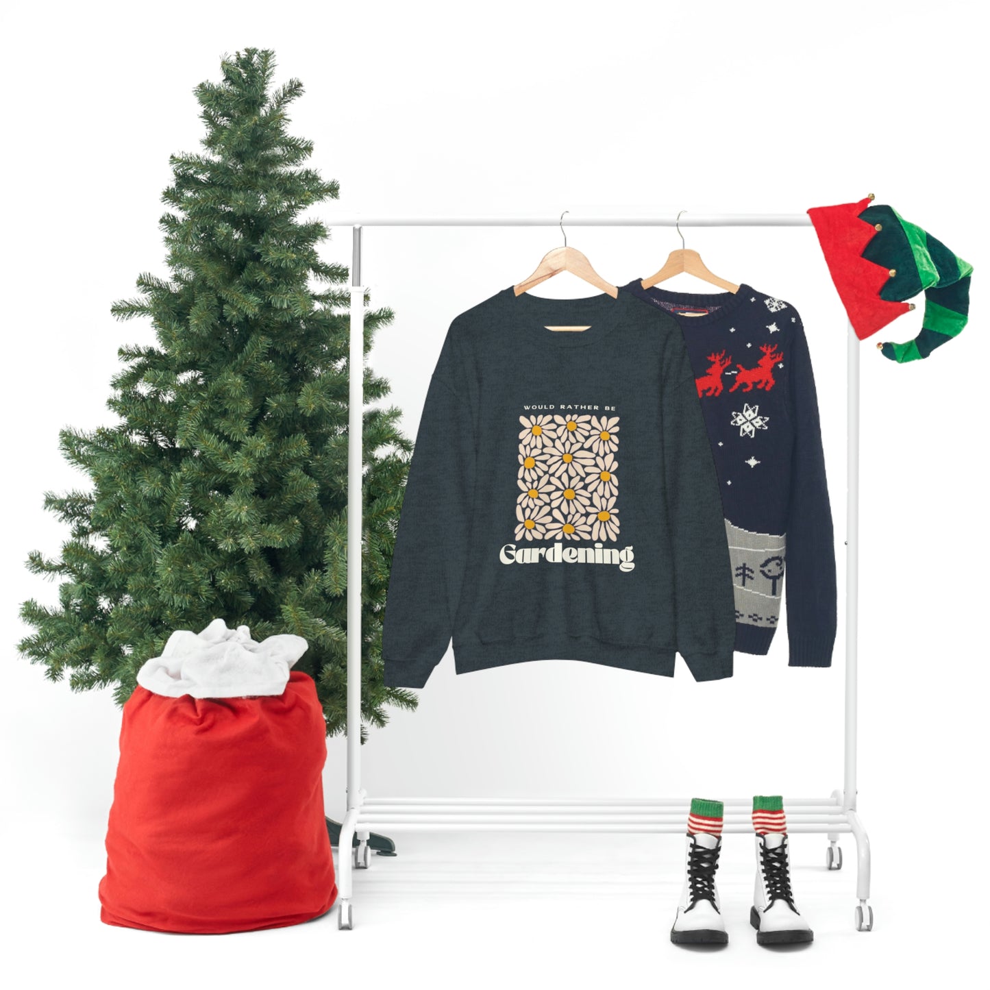 Would Rather Be Gardening Unisex Crewneck