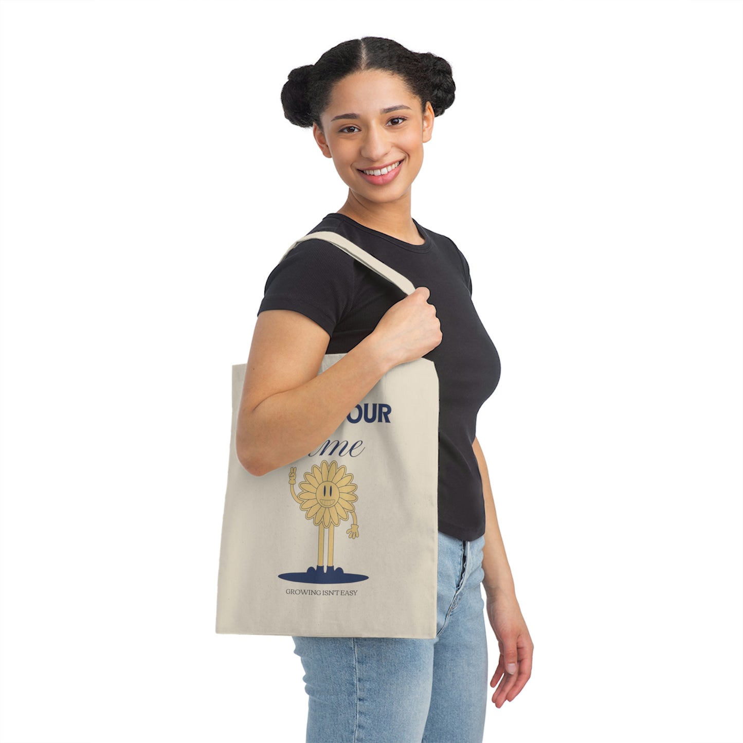 Growing Isn't Easy Canvas Tote Bag