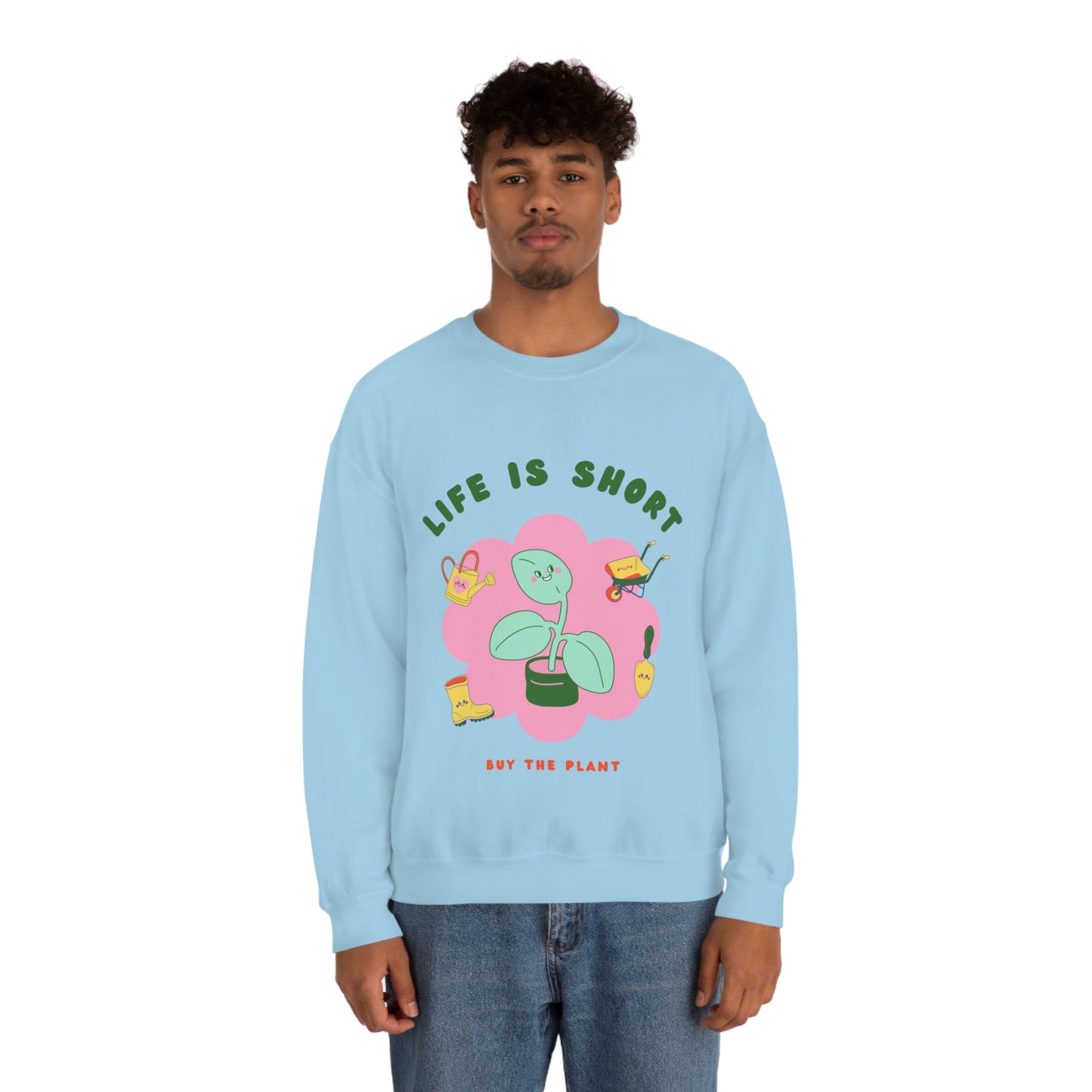 Life Is Short Unisex Crewneck