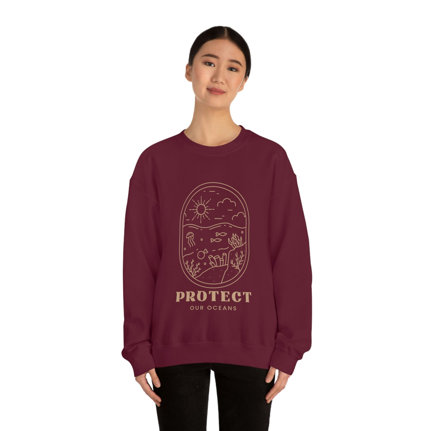 Protect Our Oceans Unisex Crewneck