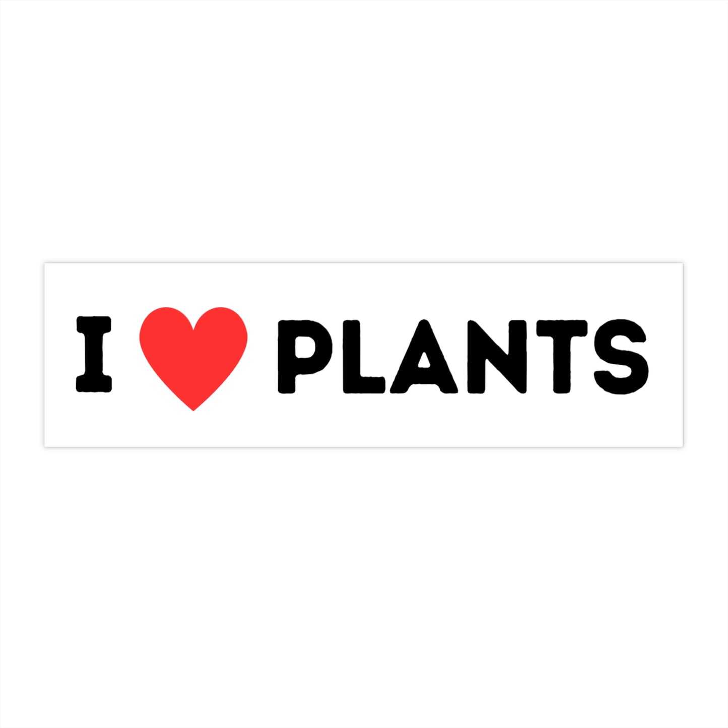 Love Plants Bumper Stickers