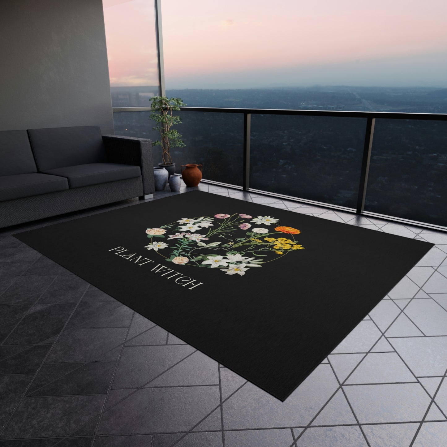 Plant Witch Outdoor Rug