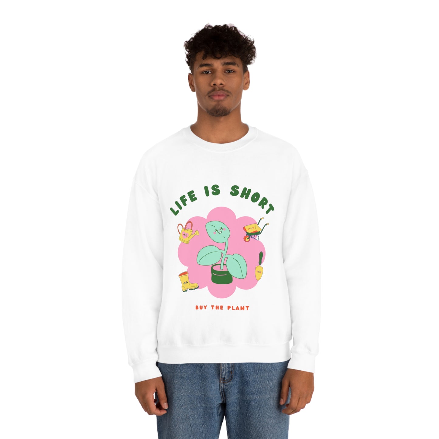 Life Is Short Unisex Crewneck