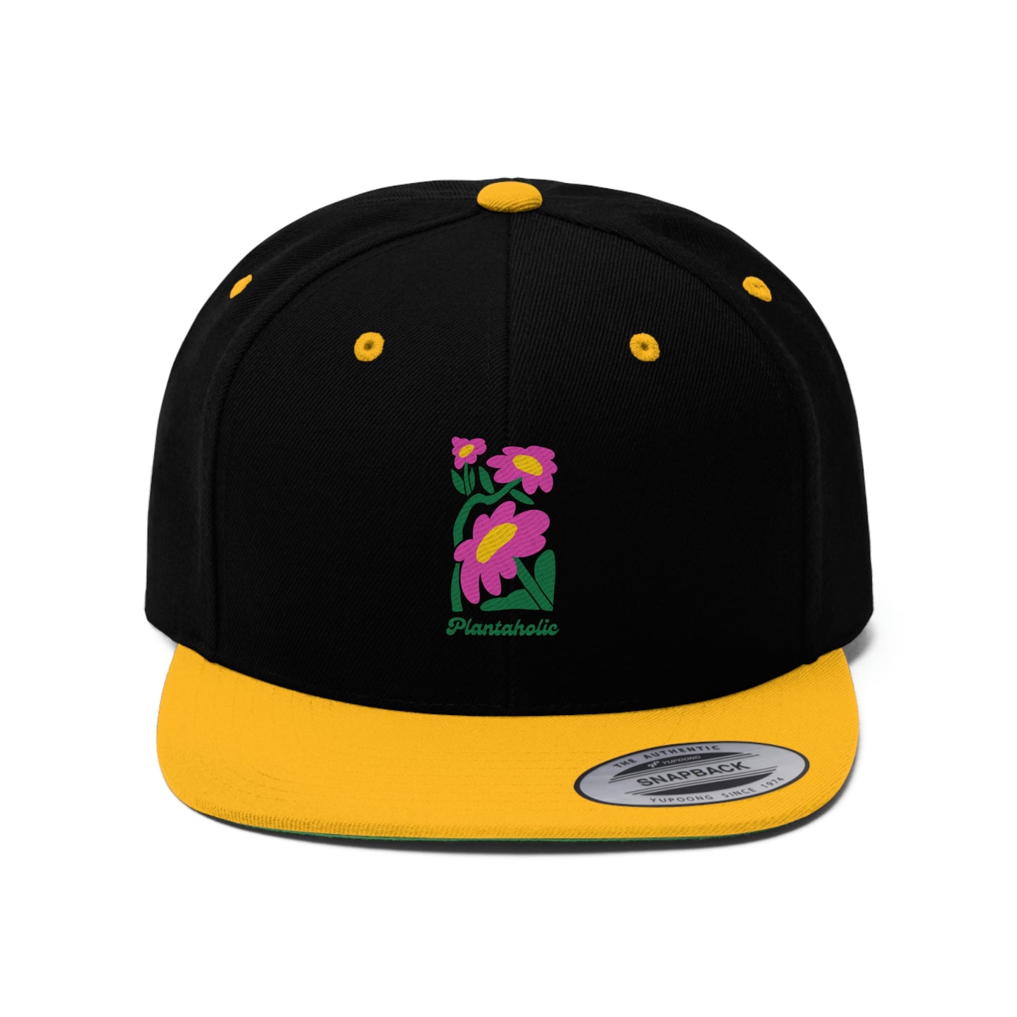 Plantaholic Unisex Flat Bill Hat