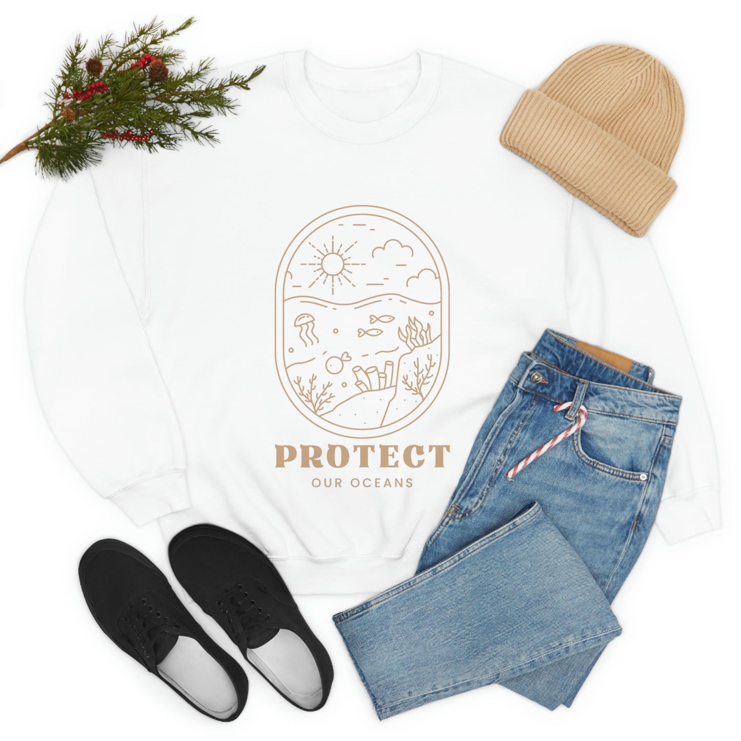 Protect Our Oceans Unisex Crewneck
