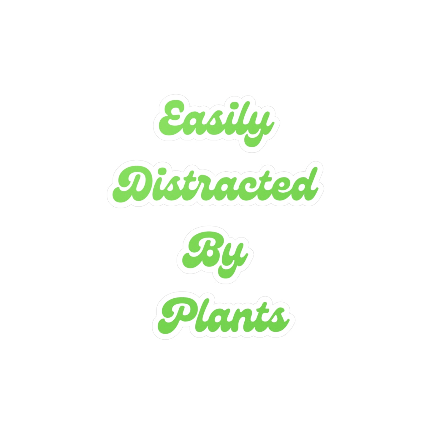 Distracted Vinyl Decals