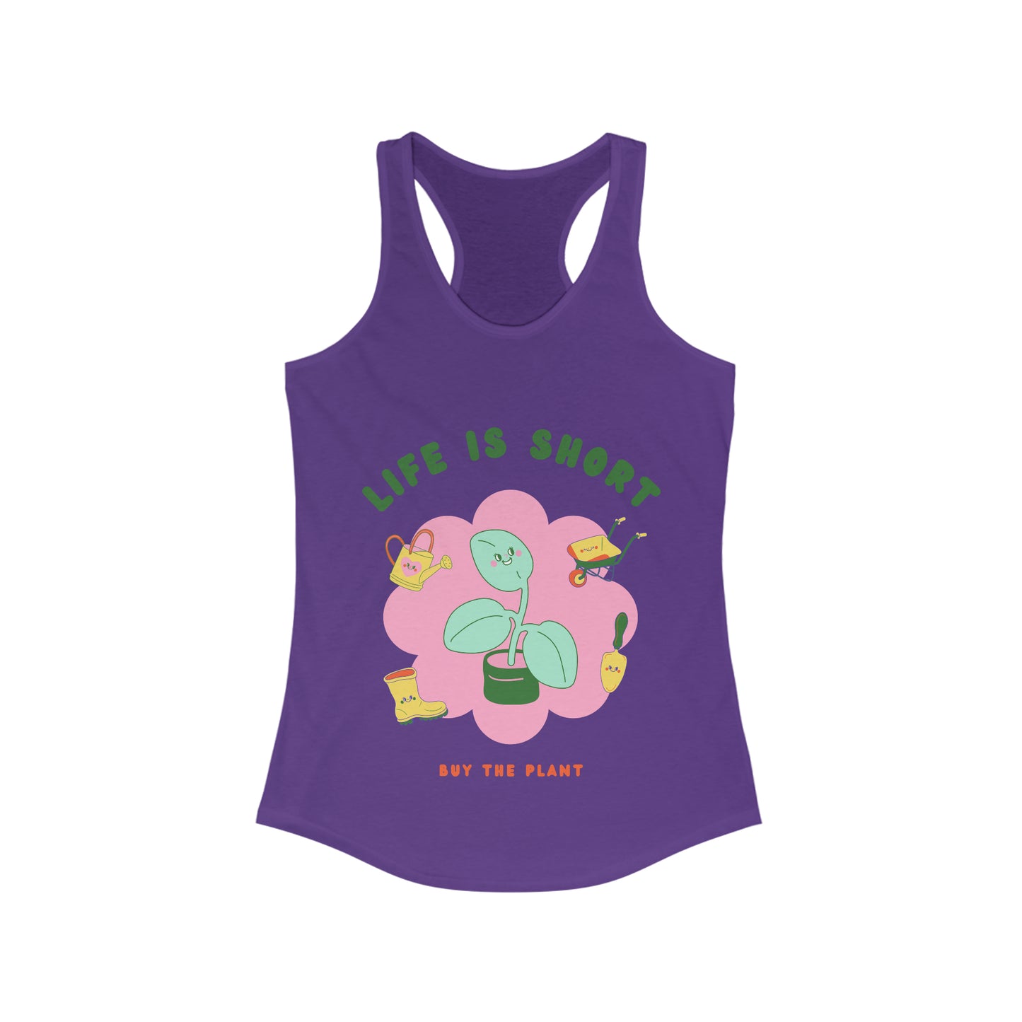 Life Is Short Women's Racerback Tank