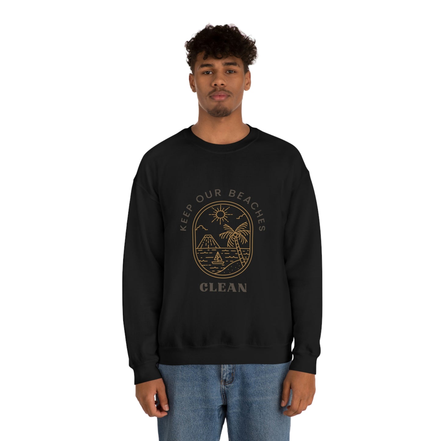 Clean Beaches Unisex Crewneck