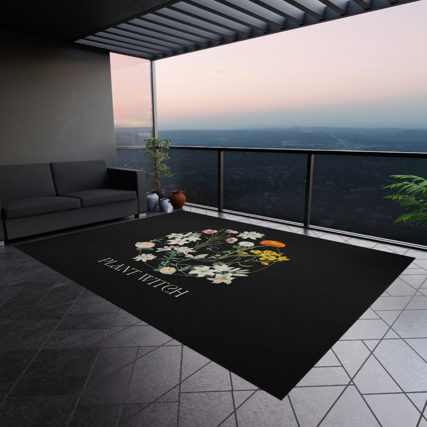 Plant Witch Outdoor Rug