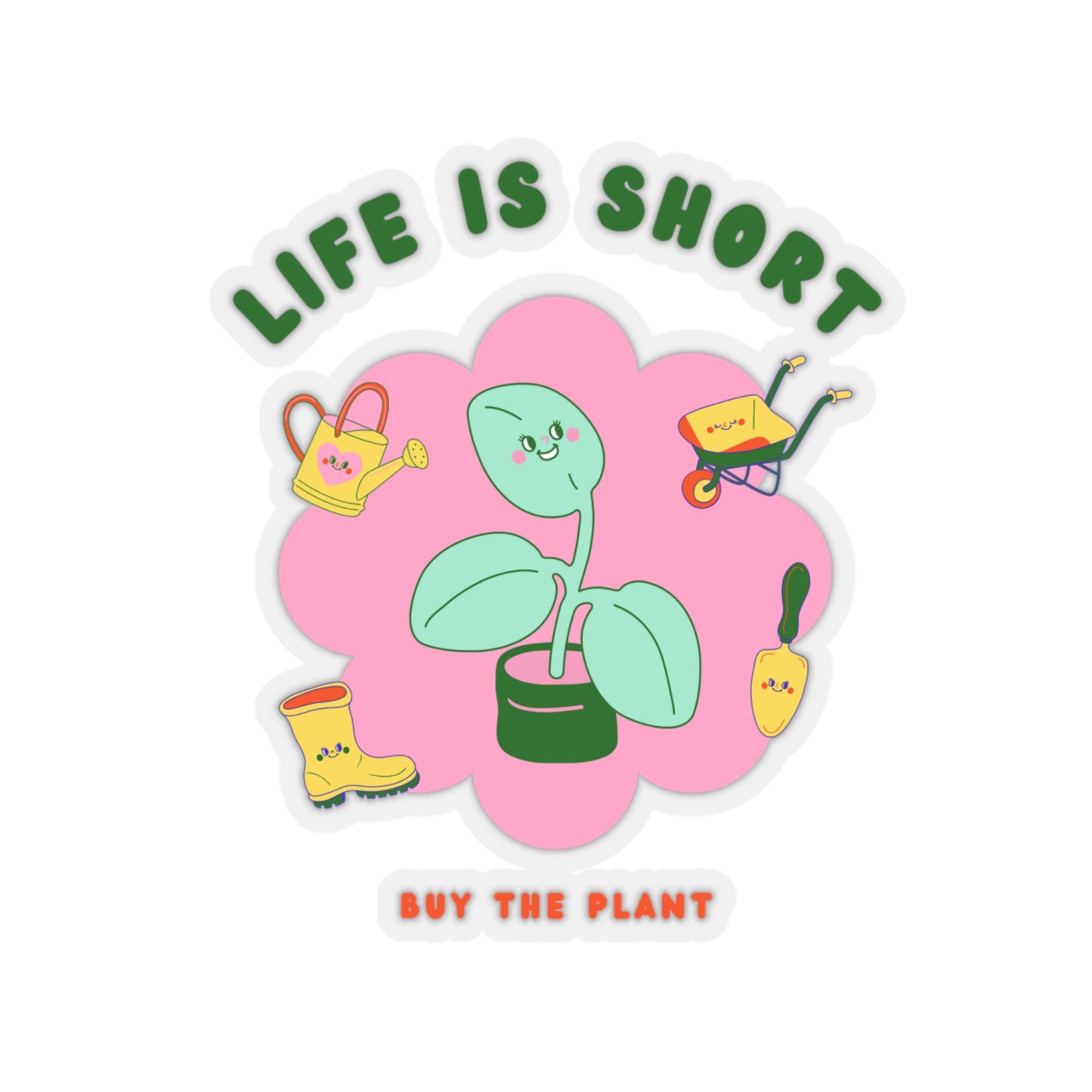 Life Is Short Stickers