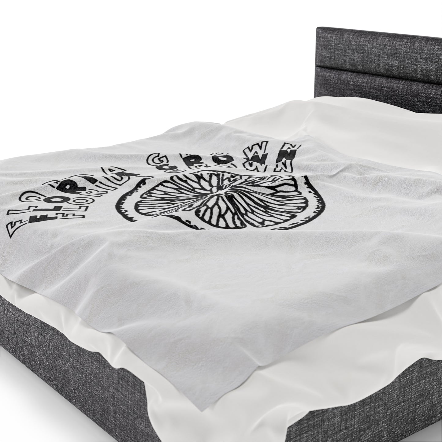Florida Grown Velveteen Plush Blanket