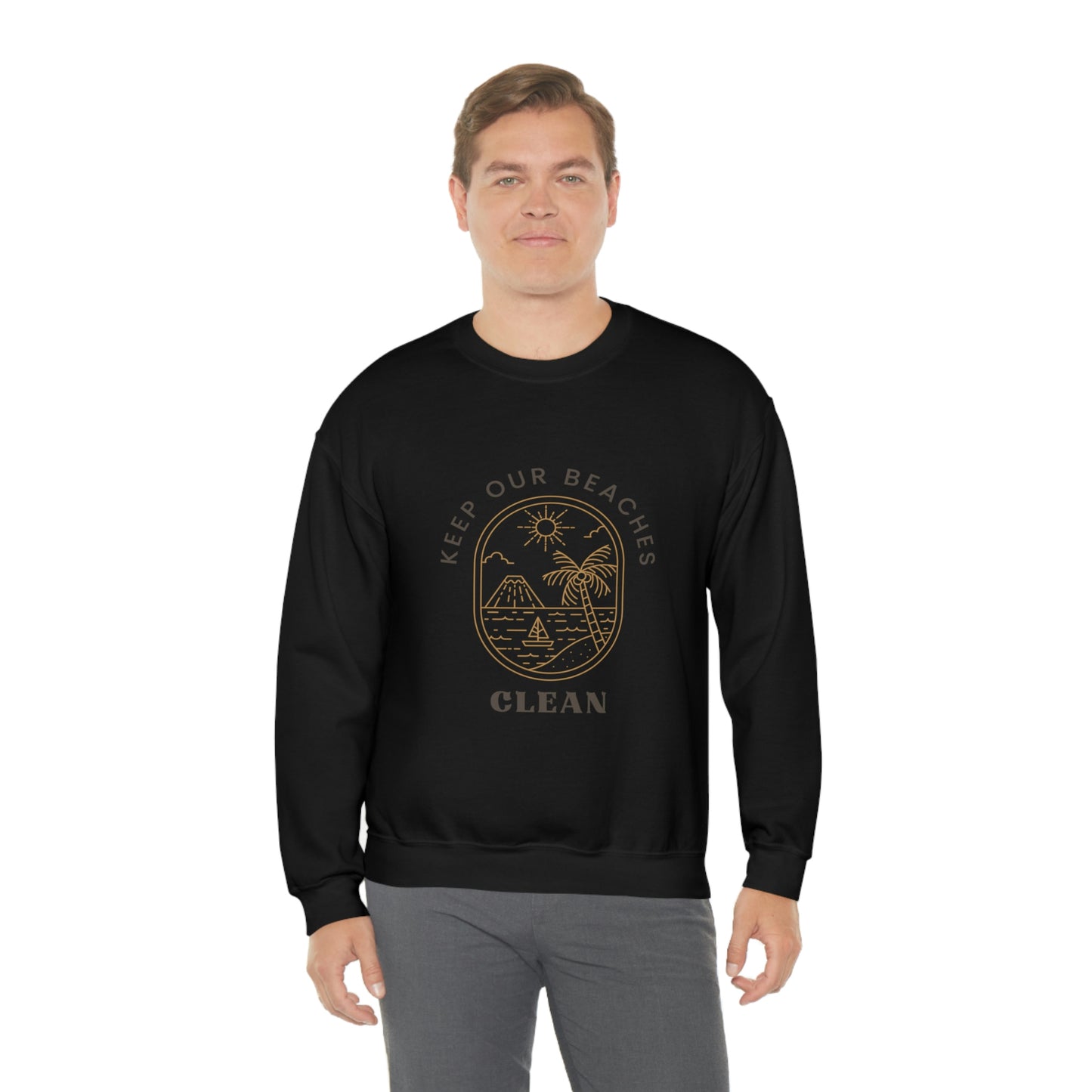 Clean Beaches Unisex Crewneck
