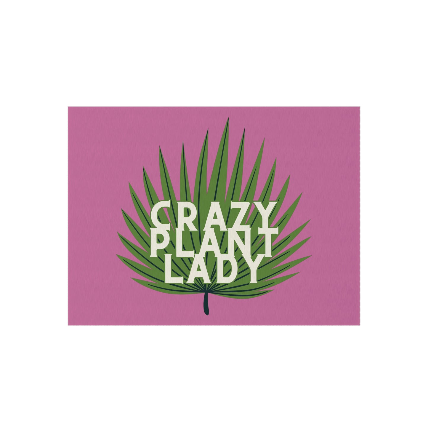 Crazy Plant Lady Outdoor Rug
