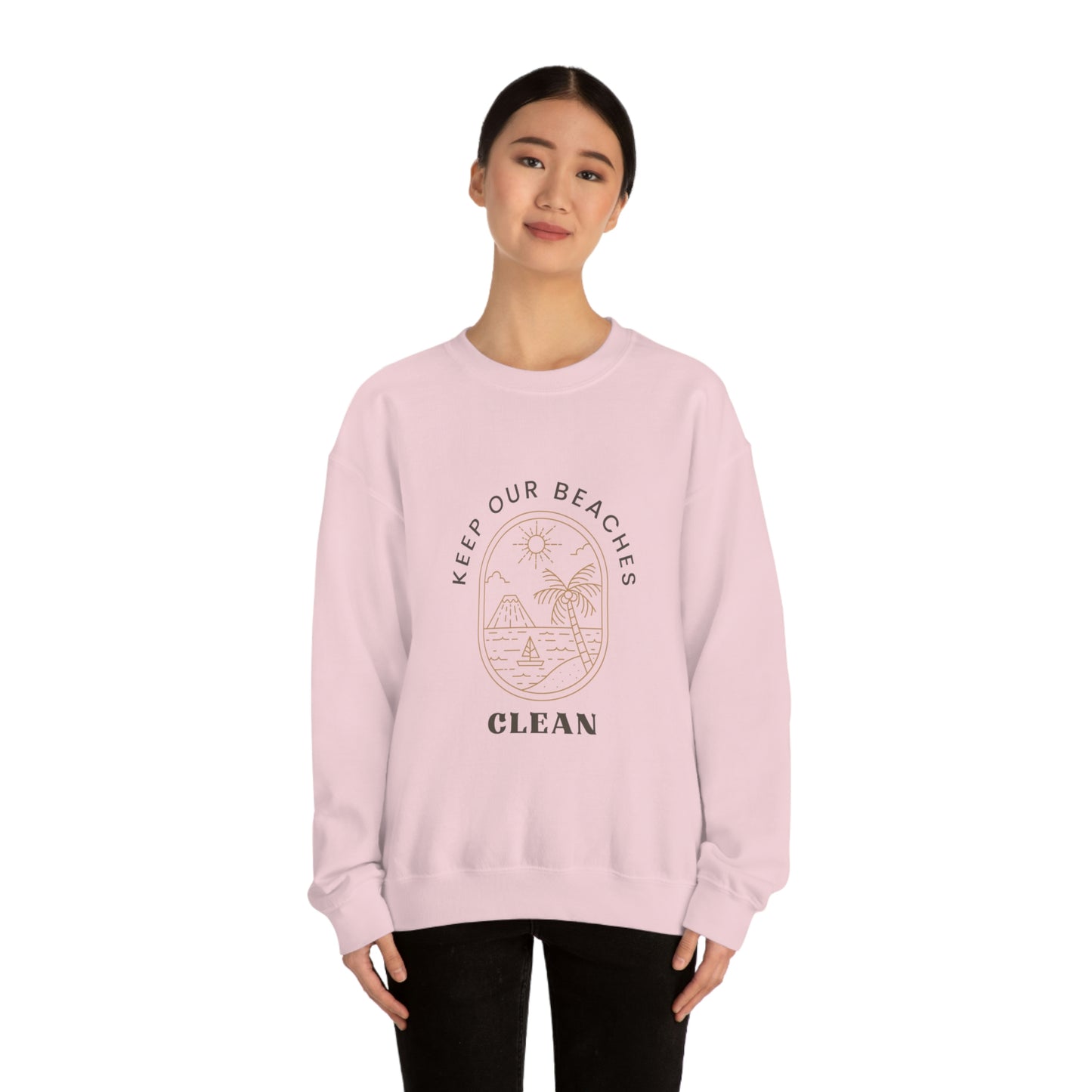 Clean Beaches Unisex Crewneck