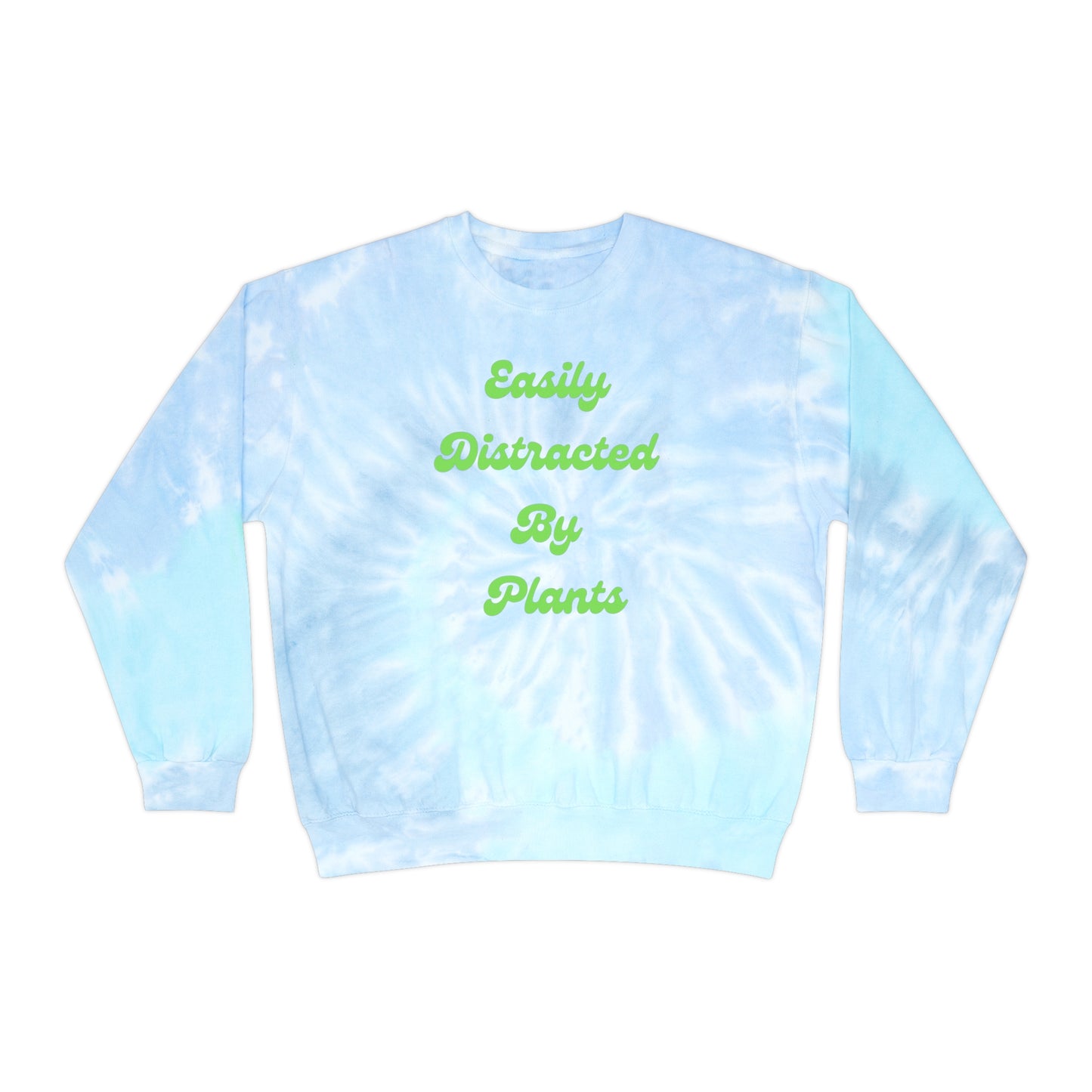 Distracted Unisex Tie-Dye Crewneck