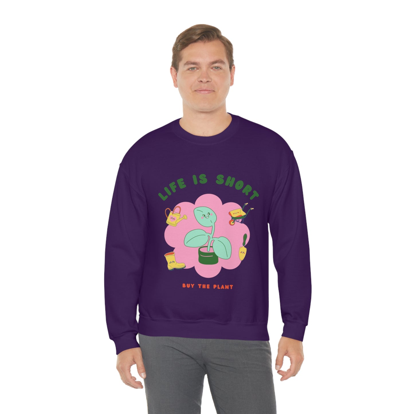 Life Is Short Unisex Crewneck