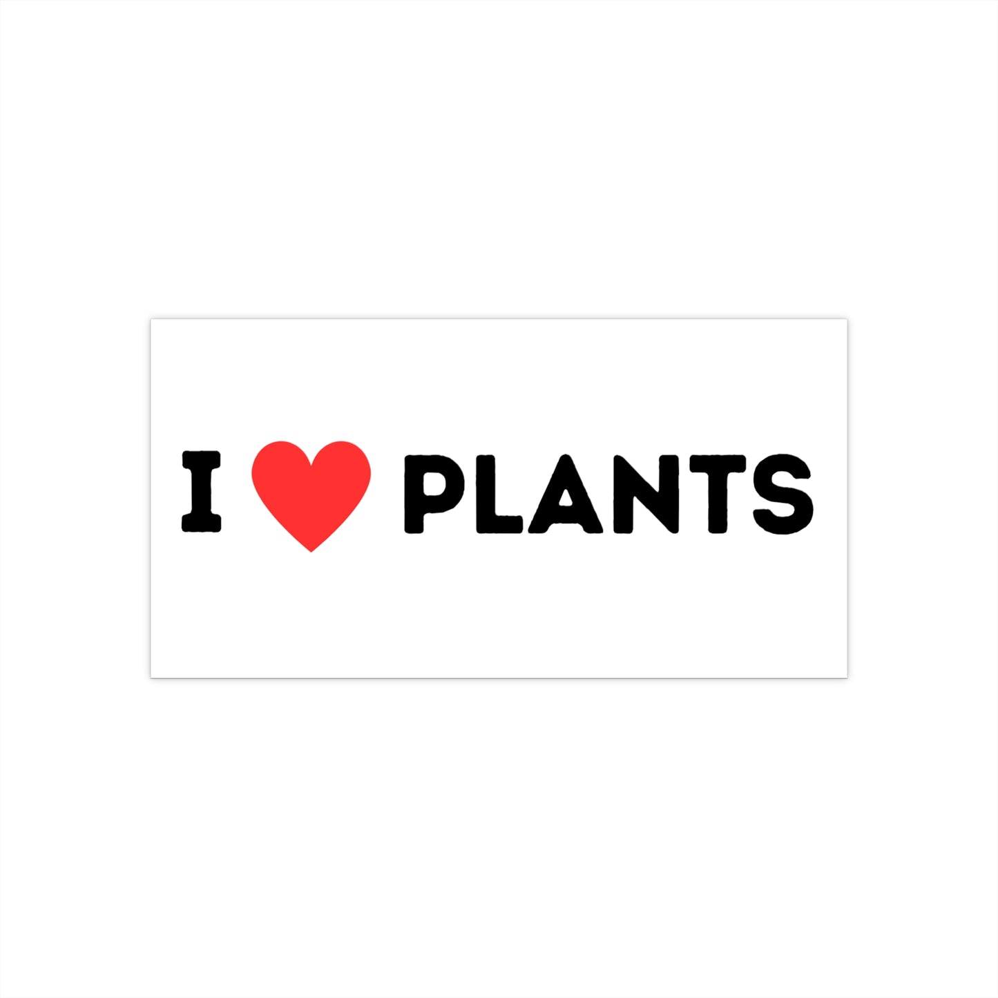 Love Plants Bumper Stickers