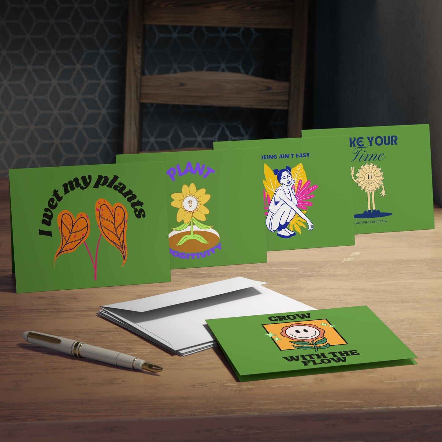 Plant Lover Greeting Cards (5-Pack)