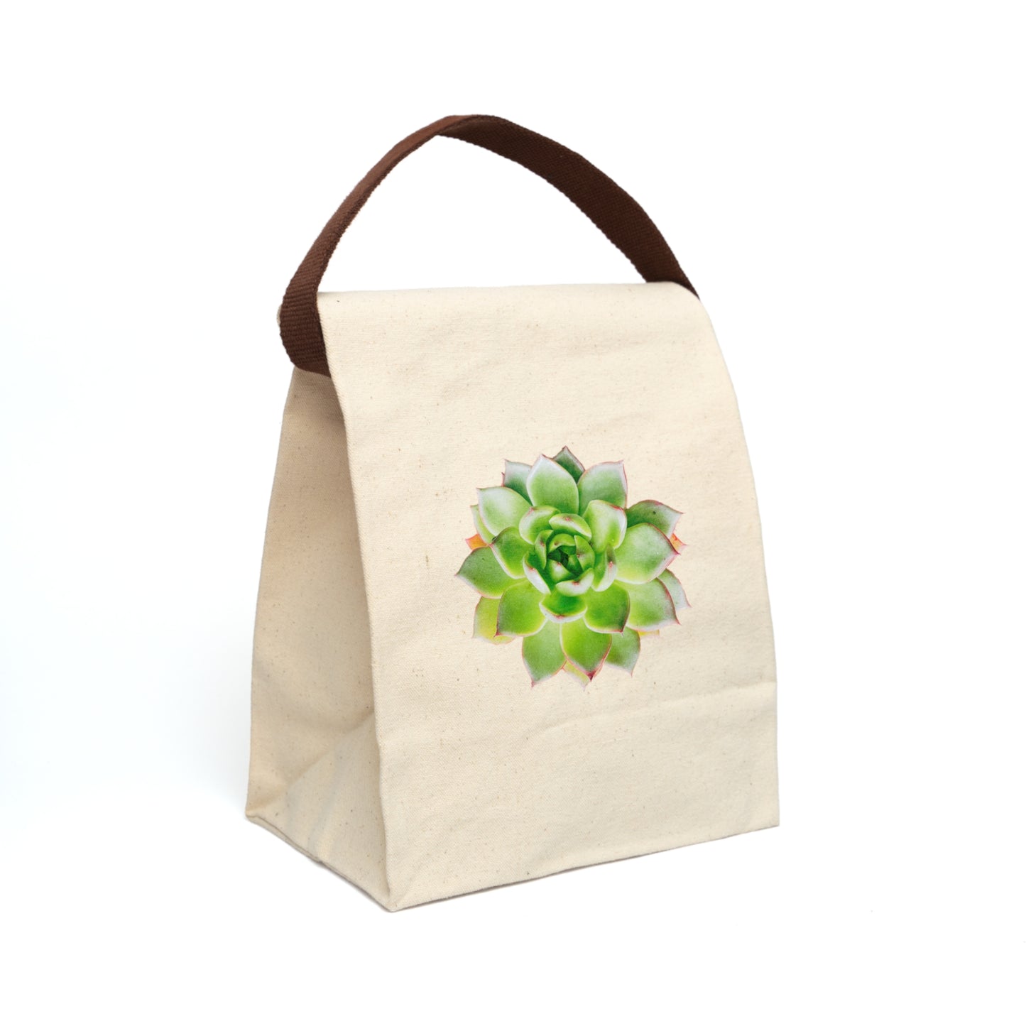 Echeveria Canvas Lunch Bag