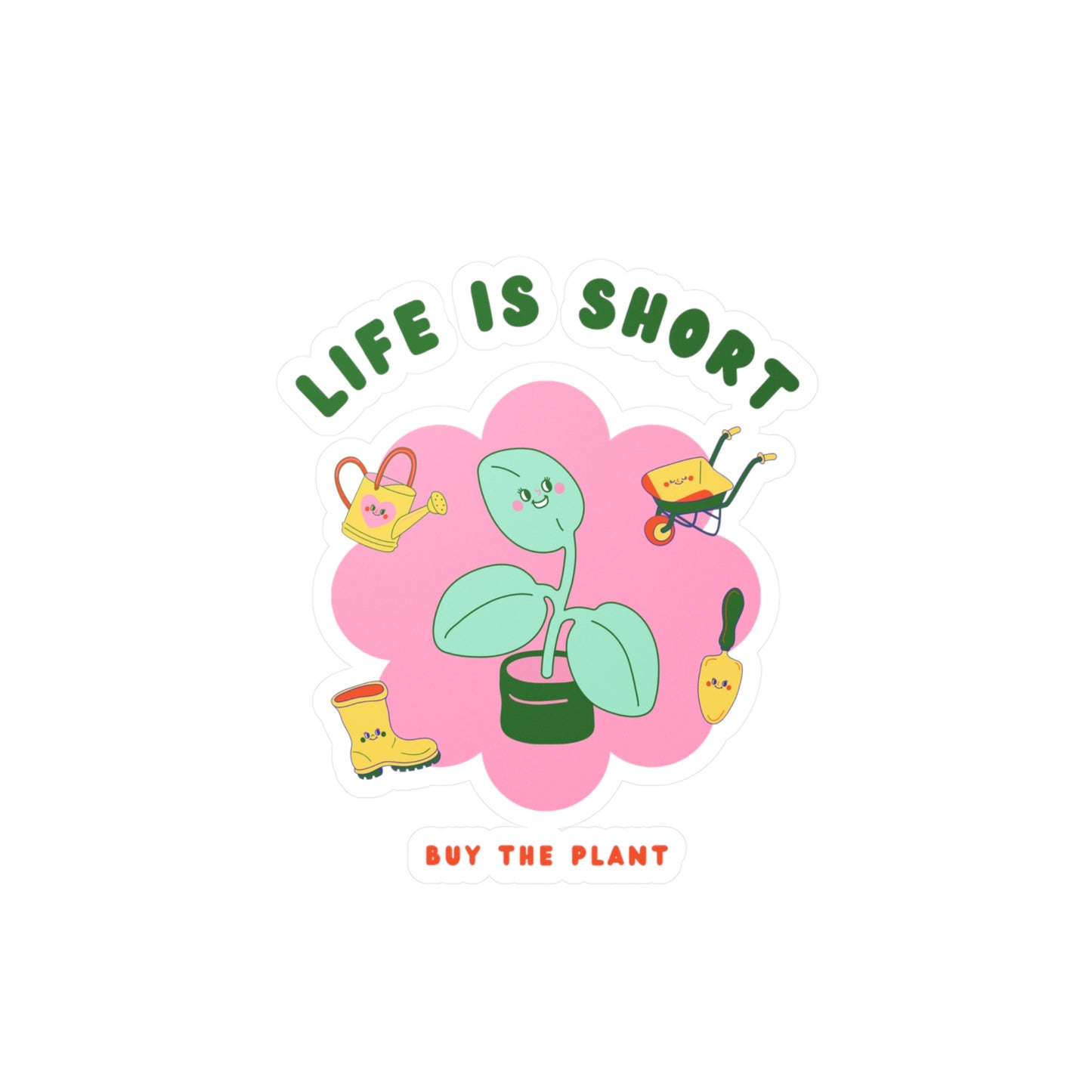 Life Is Short Vinyl Decals