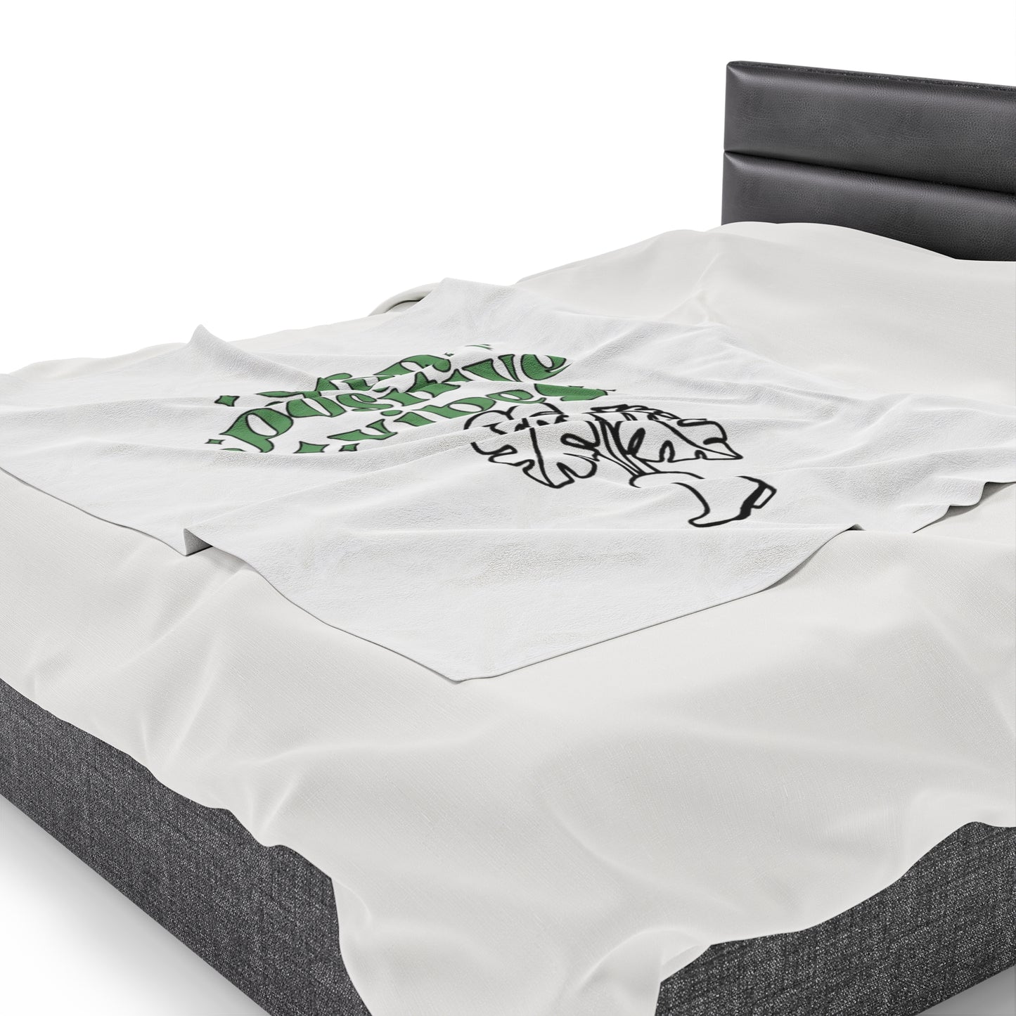Grow Positive Velveteen Plush Blanket