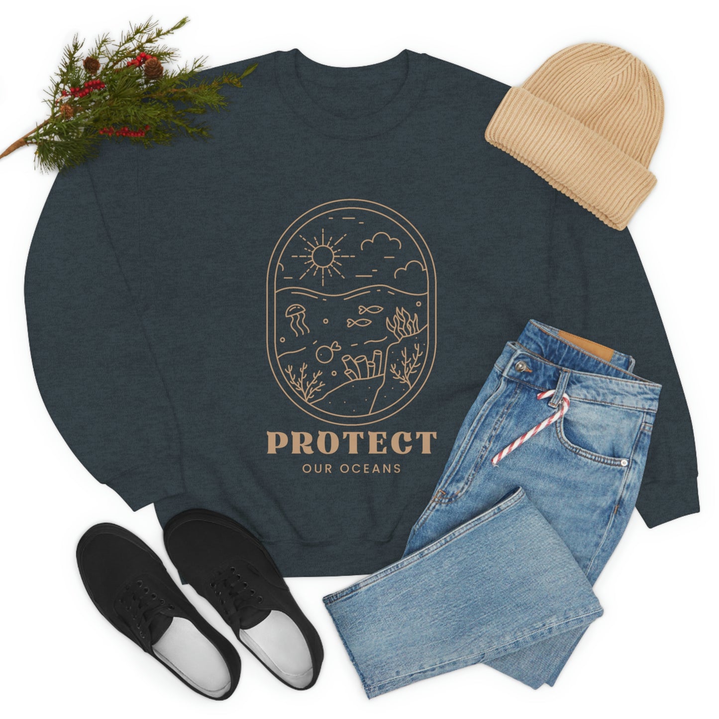 Protect Our Oceans Unisex Crewneck
