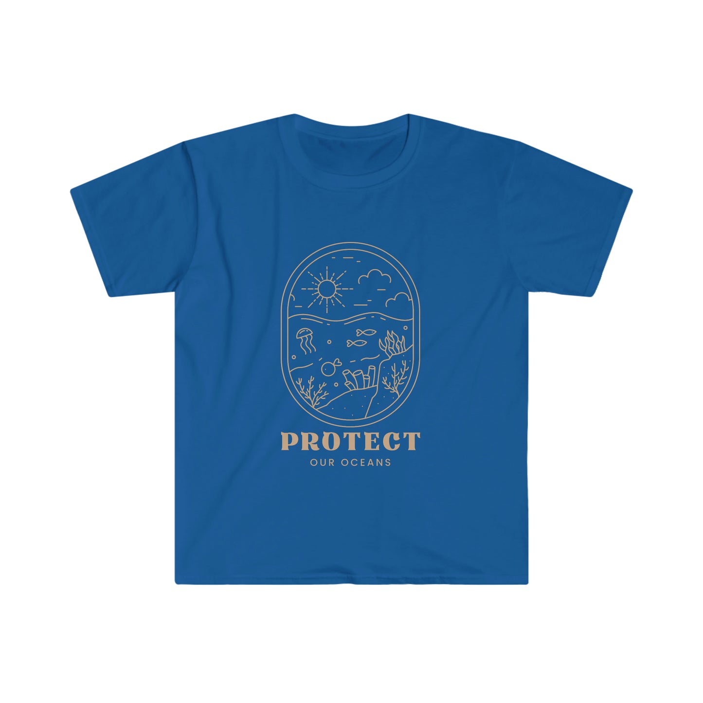 Protect Our Oceans Unisex Softstyle T-Shirt
