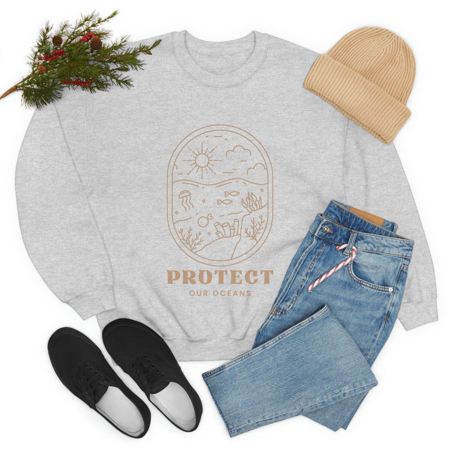 Protect Our Oceans Unisex Crewneck