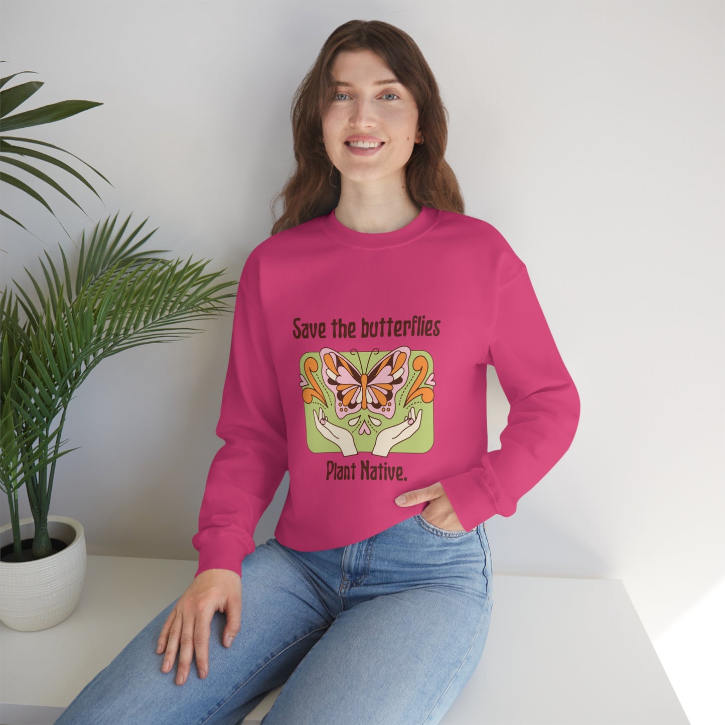 Plant Native Unisex Crewneck