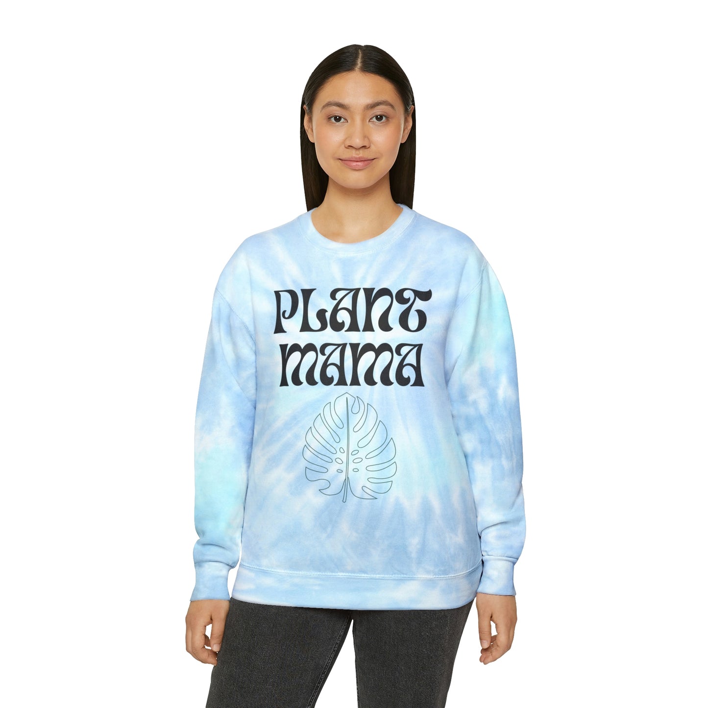 Plant Mama Unisex Tie-Dye Crewneck