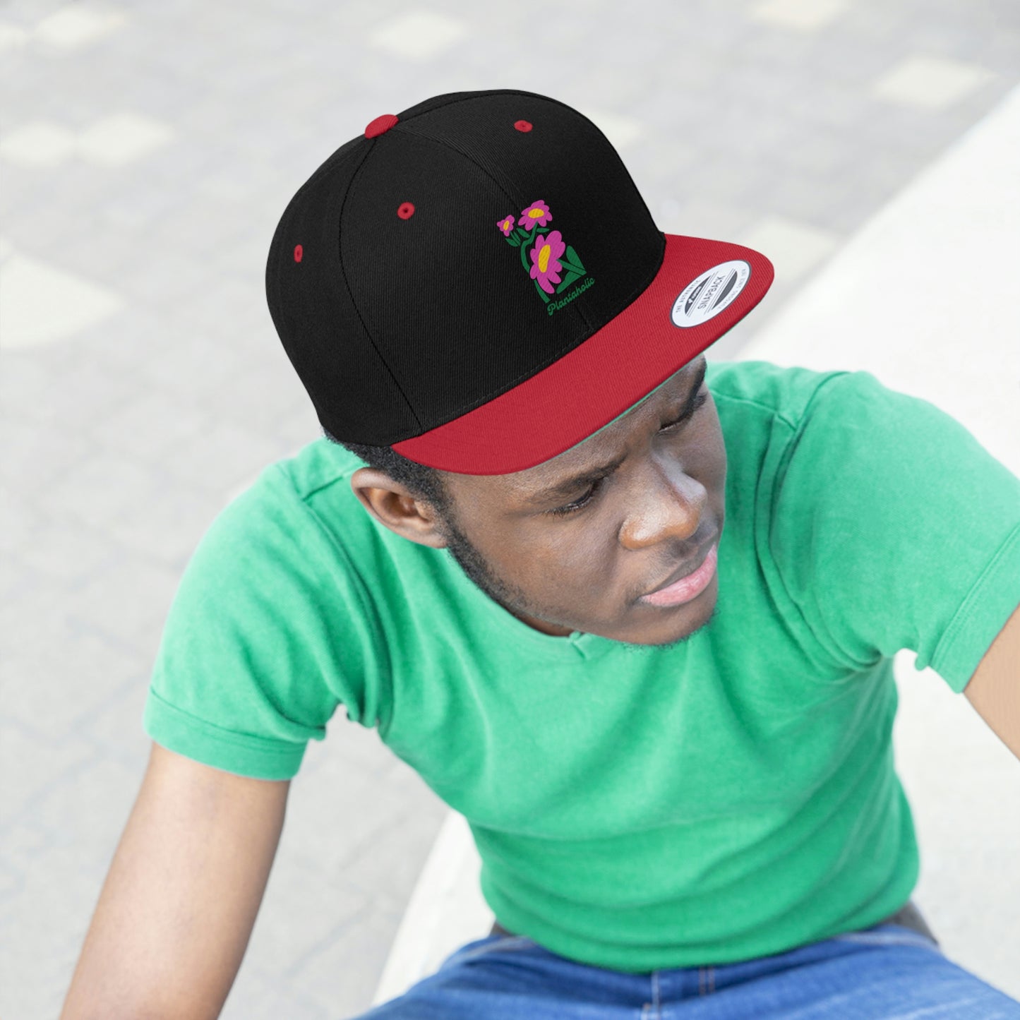 Plantaholic Unisex Flat Bill Hat