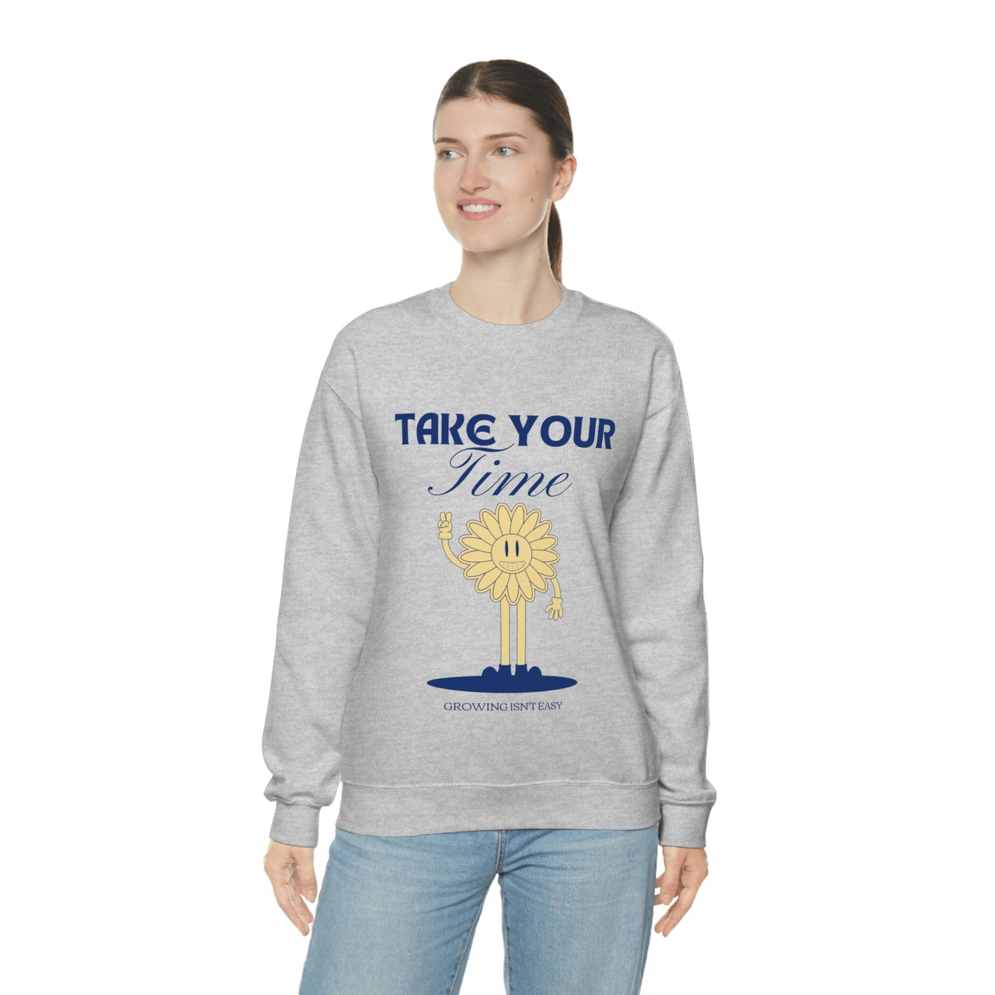 Growing Isn't Easy Unisex Crewneck