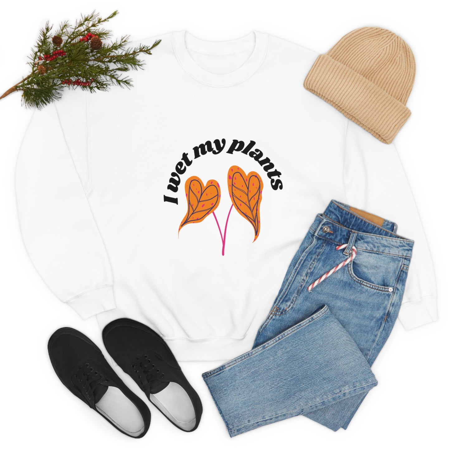 I Wet My Plants Unisex Crewneck