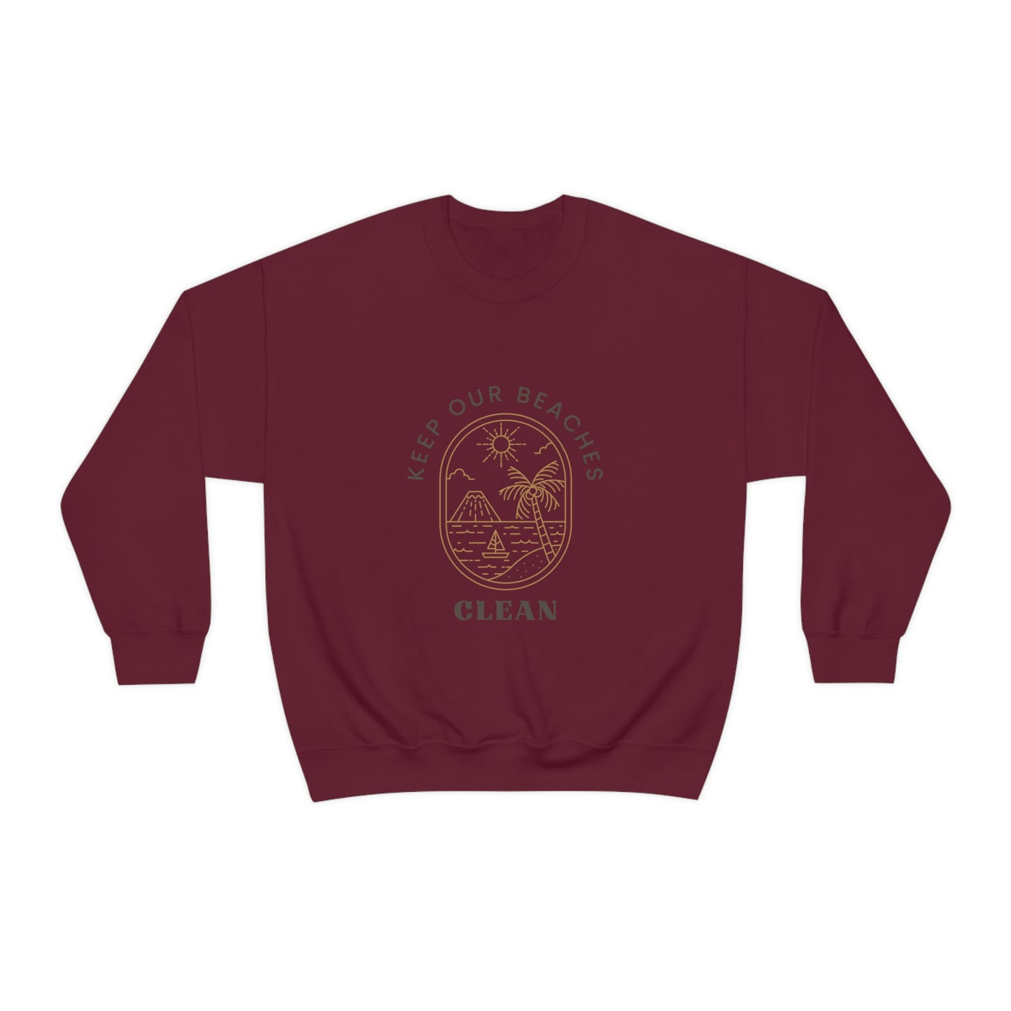 Clean Beaches Unisex Crewneck