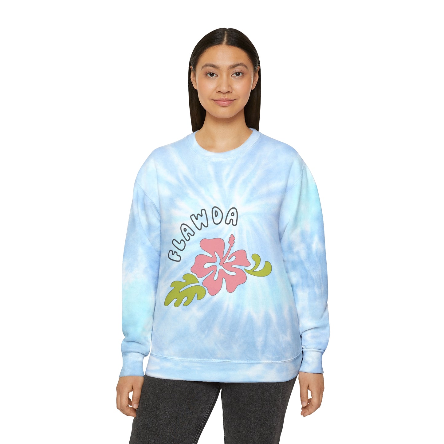 Flawda Unisex Tie-Dye Crewneck