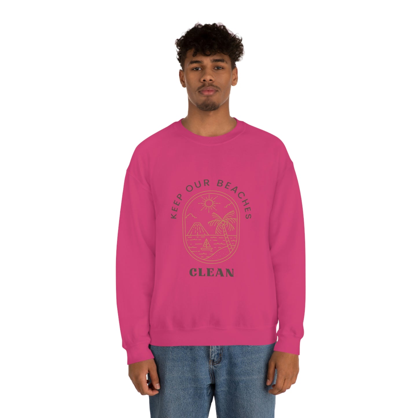 Clean Beaches Unisex Crewneck