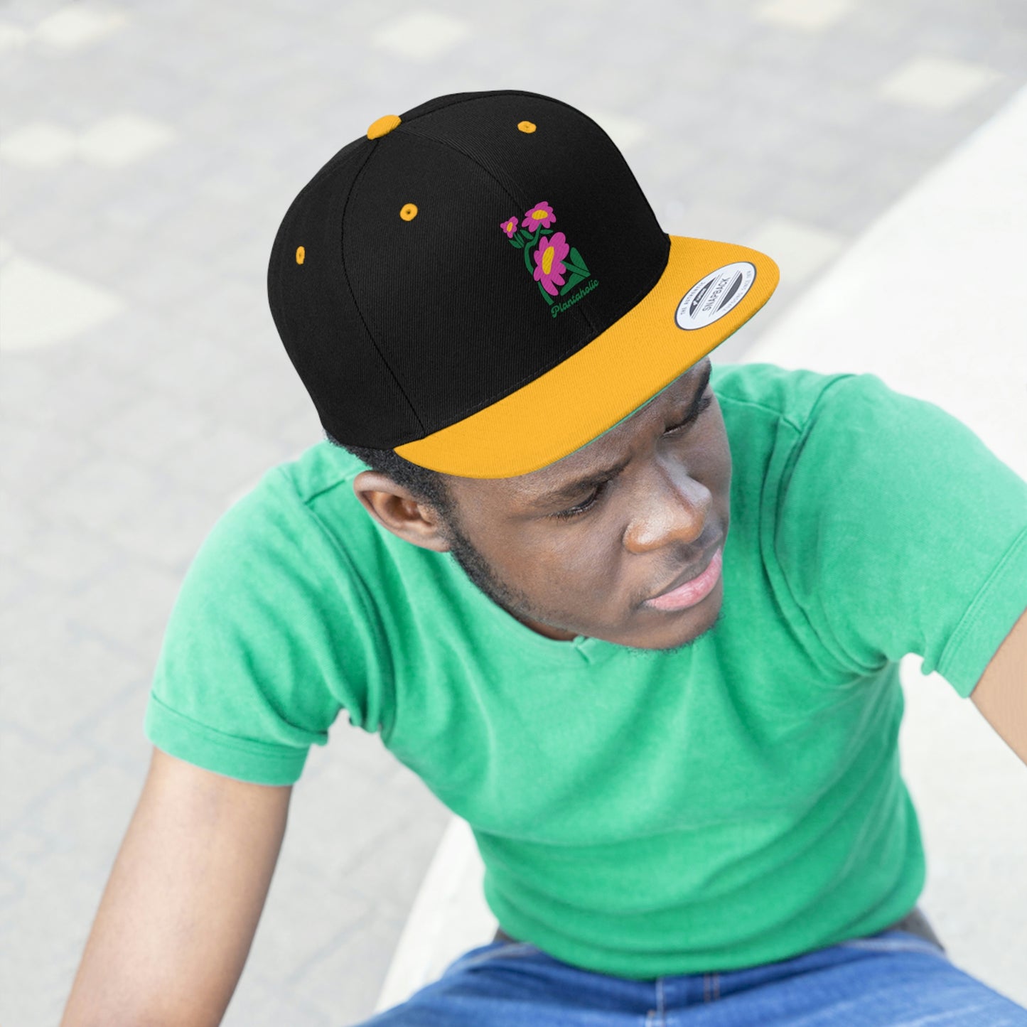 Plantaholic Unisex Flat Bill Hat
