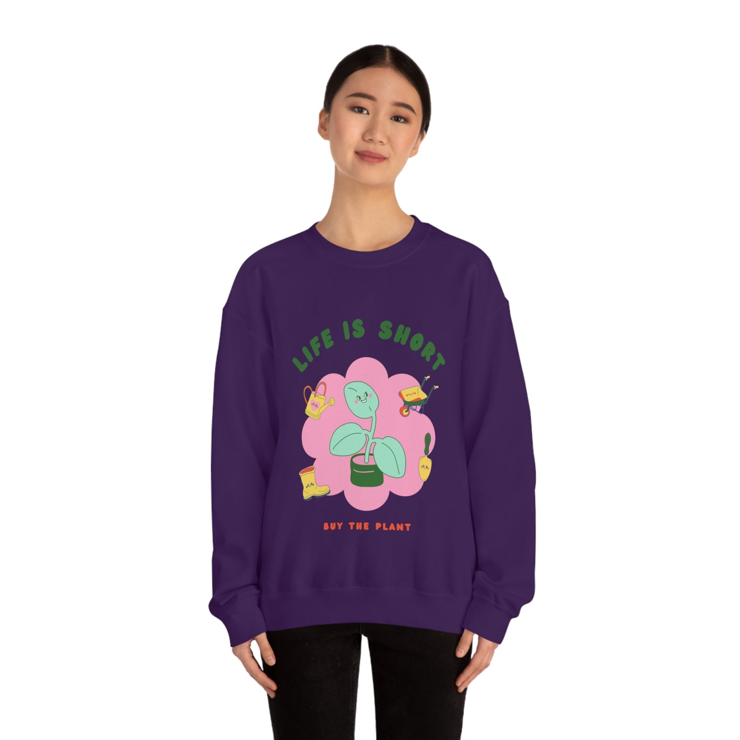 Life Is Short Unisex Crewneck