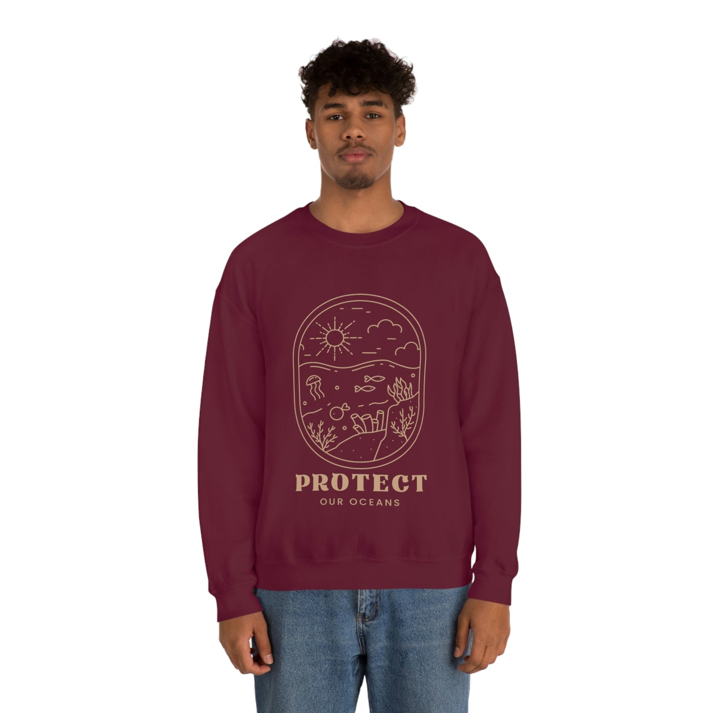 Protect Our Oceans Unisex Crewneck